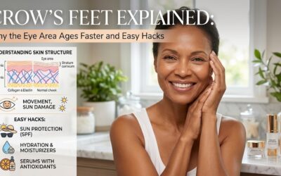 Crow’s Feet Explained: Why the Eye Area Ages Faster and Easy Hacks