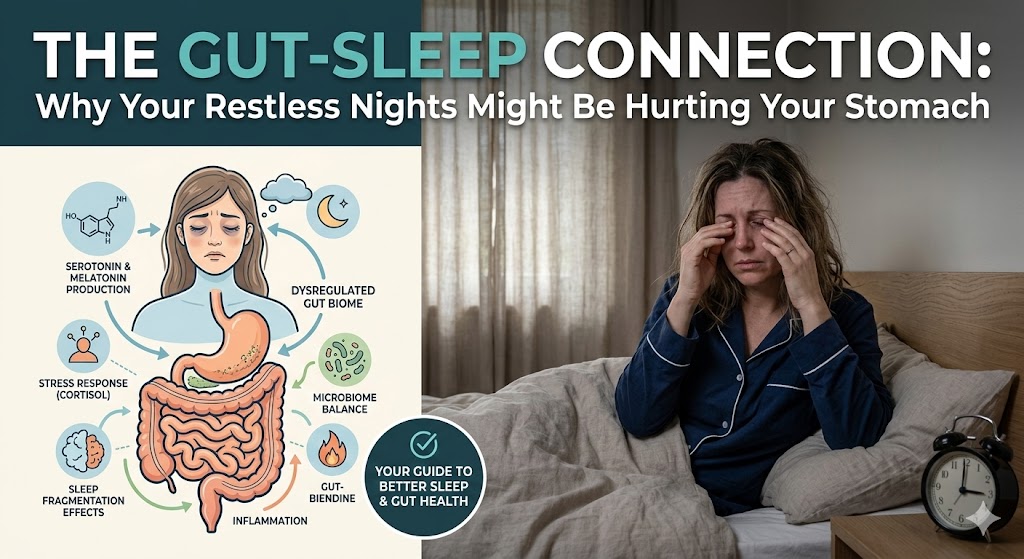 The Gut-Sleep Connection: Why Your Restless Nights Might Be Hurting Your Stomach