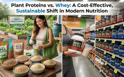 Plant Proteins vs. Whey: A Cost-Effective, Sustainable Shift in Modern Nutrition