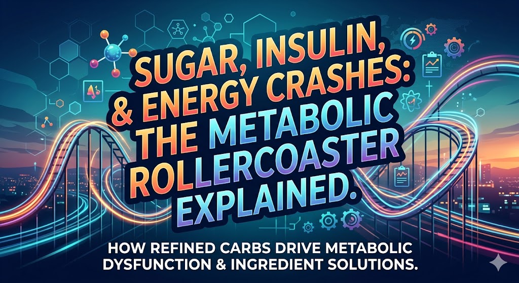 Sugar, Insulin, and Energy Crashes: The Metabolic Rollercoaster Explained