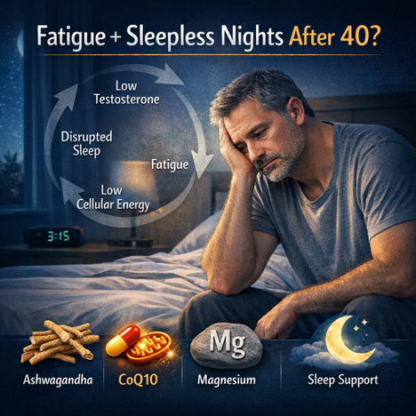 The Men’s Health Vicious Cycle: How Andropause Disruption Sabotages Energy and Sleep